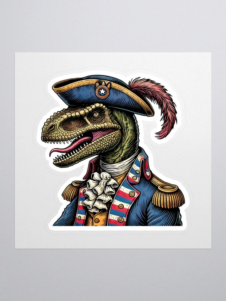 New American Dinosaur Sticker - Lapel Patriot product image (1)