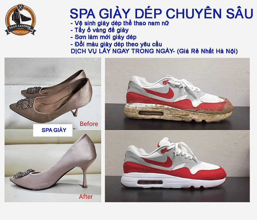 VỆ SINH GIÀY DÉP CHUYÊN SÂU (giá rẻ nhất Hà Nội) product image (3)