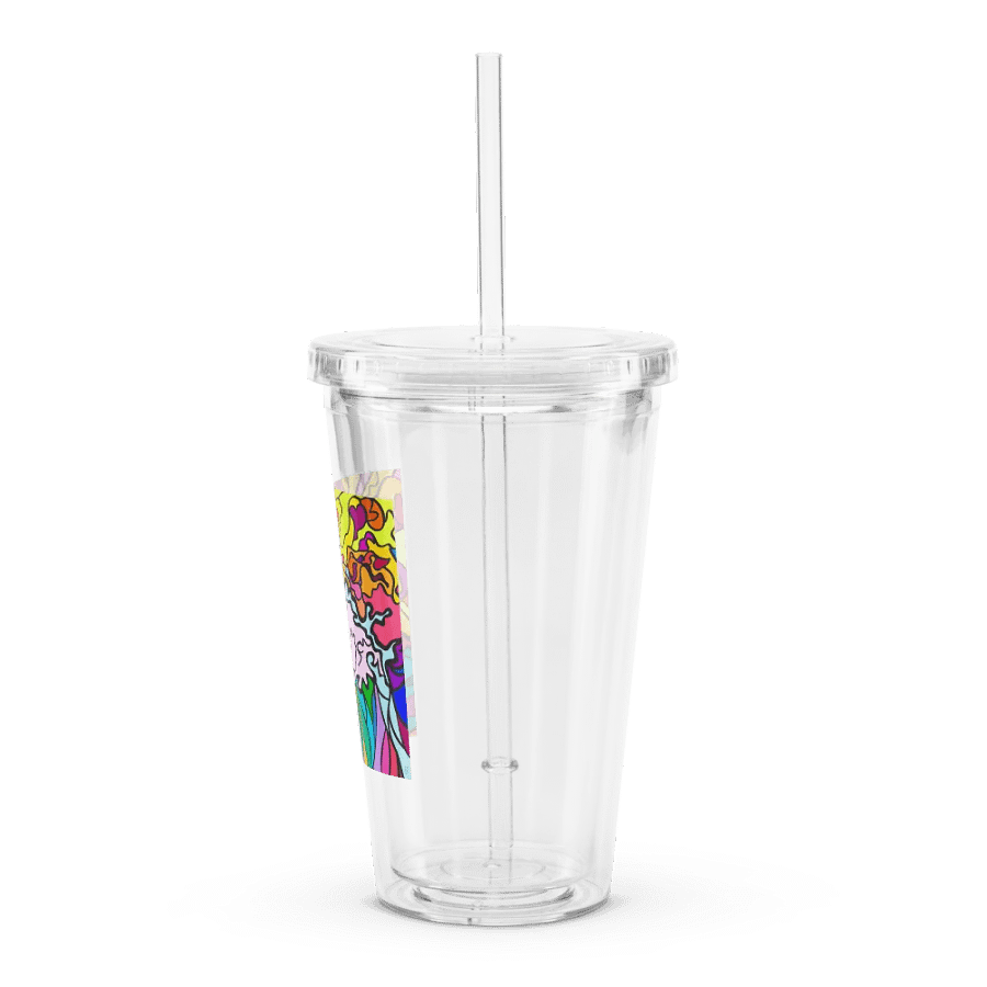 Vibrant Flow Double Wall Tumbler - Wave at Sunset product image (4)