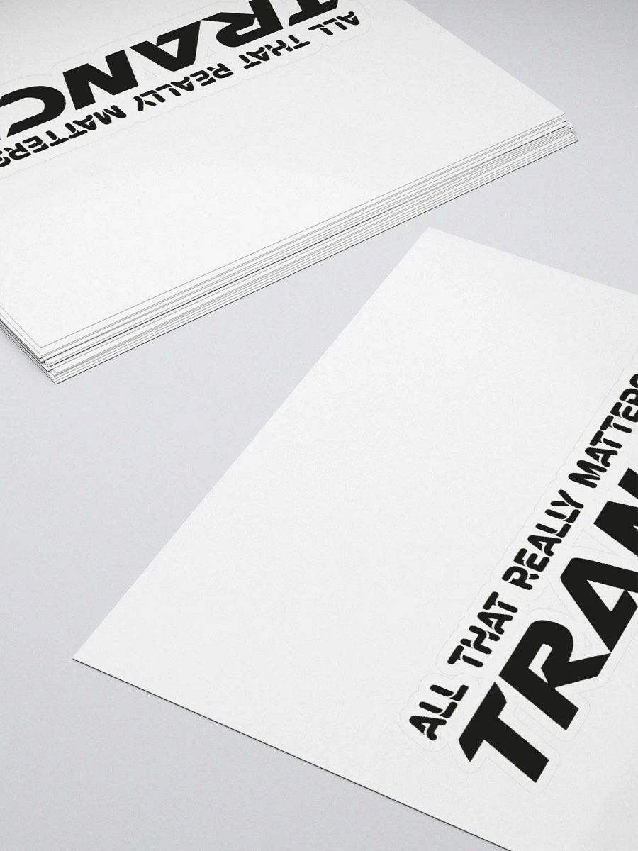 All That Really Matters Is Trance - Sticker product image (15)