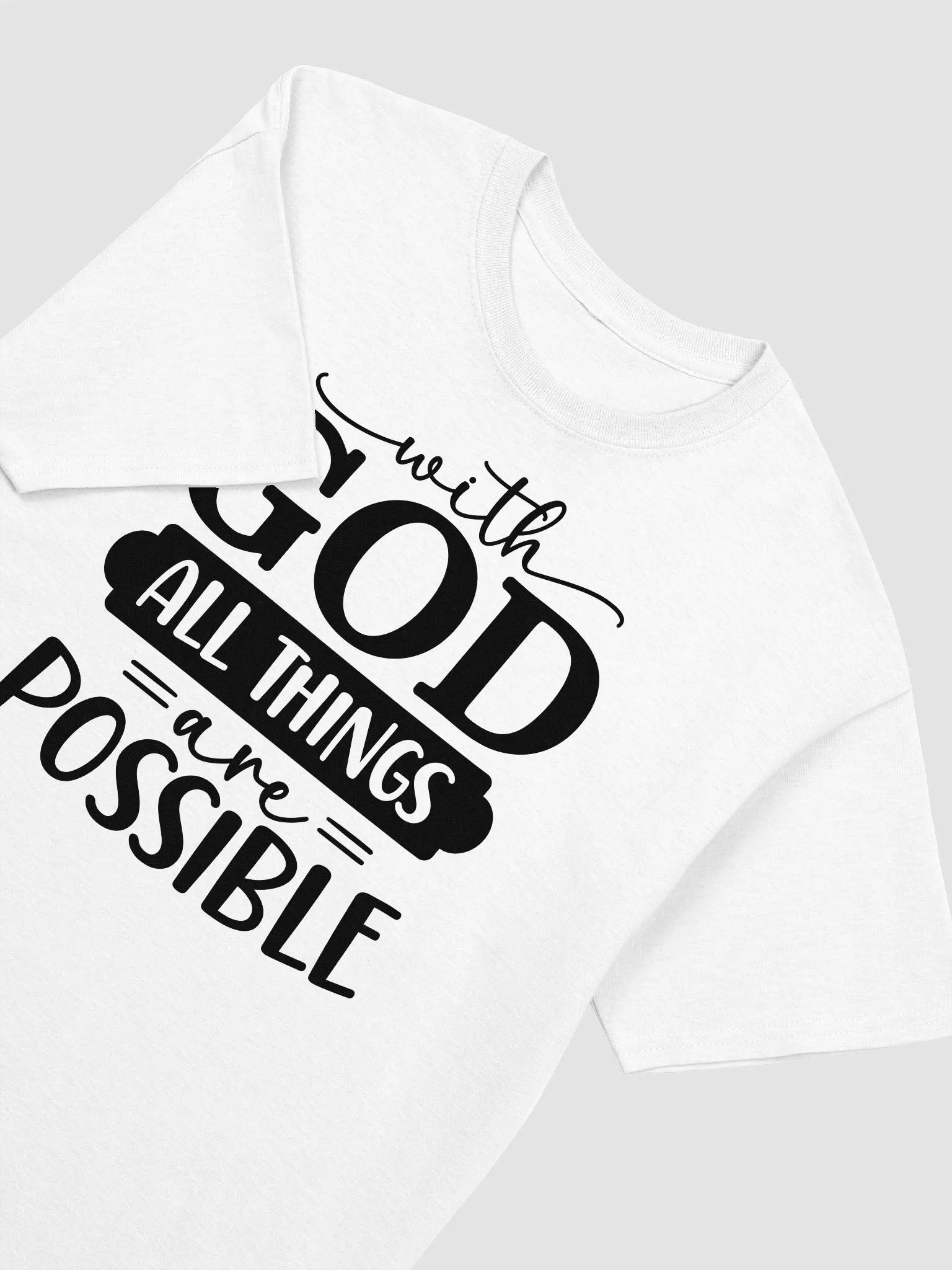 WITH GOD ALL THINGS ARE POSSIBLE product image (3)