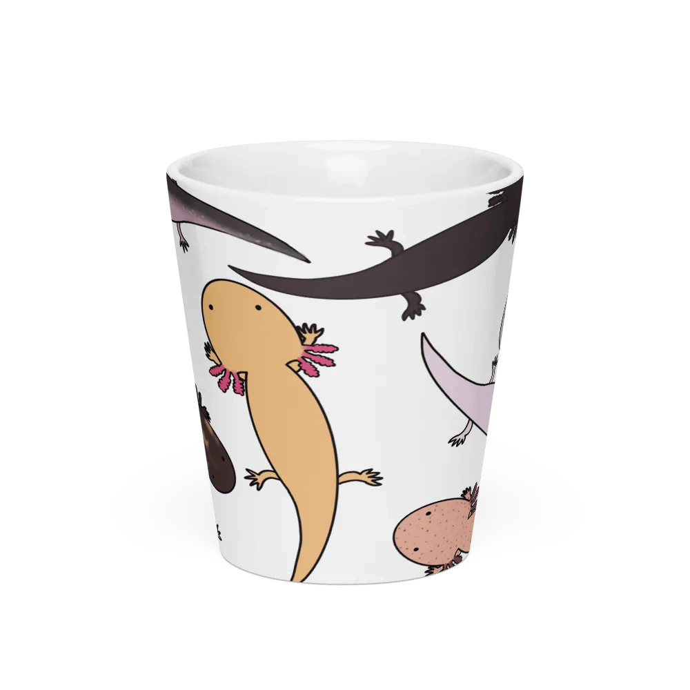 Whimsical Axolotl Latte Mug product image (3)