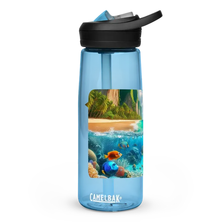 Tropical Oasis Sports Water Bottle | AI Design product image (2)