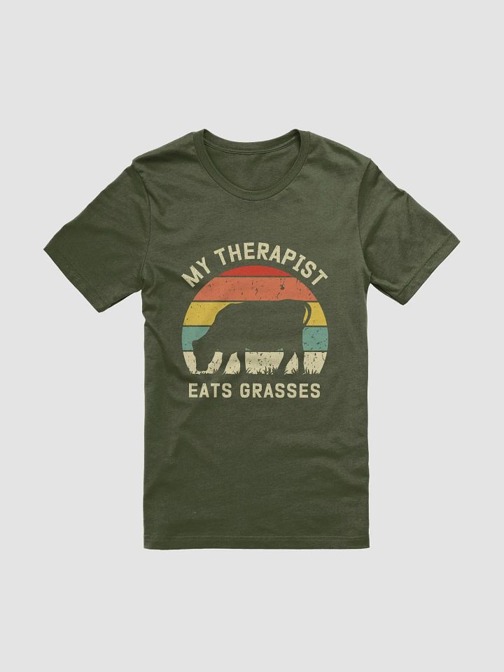 "My therapist grasses-cow" t-shirt product image (1)