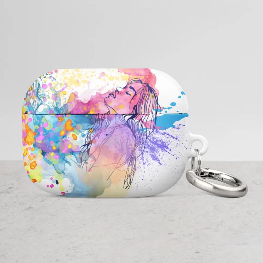 watercolor pastel Ipod holder for the soft lady techis or girls product image (6)