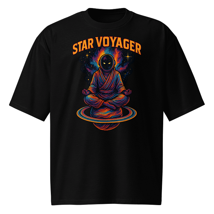Cosmic Voyager Oversized Tee product image (1)