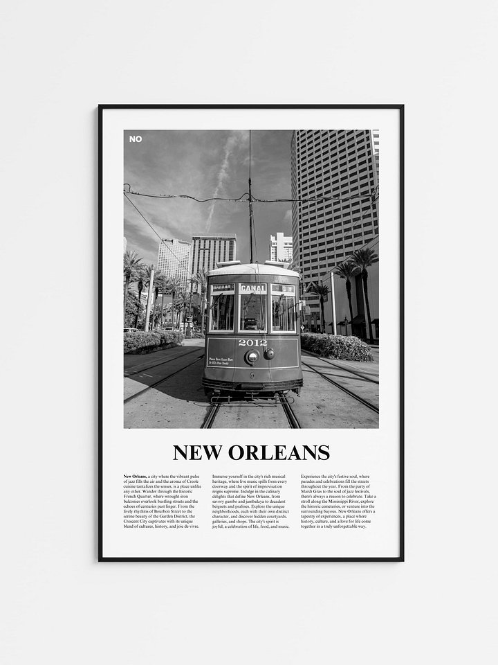 New Orleans 04 Newspaper Poster product image (1)