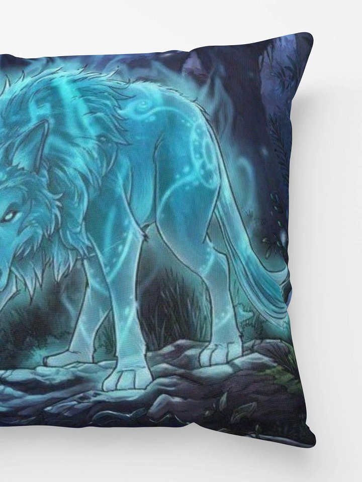 spirt wolf with wings pillow product image (2)