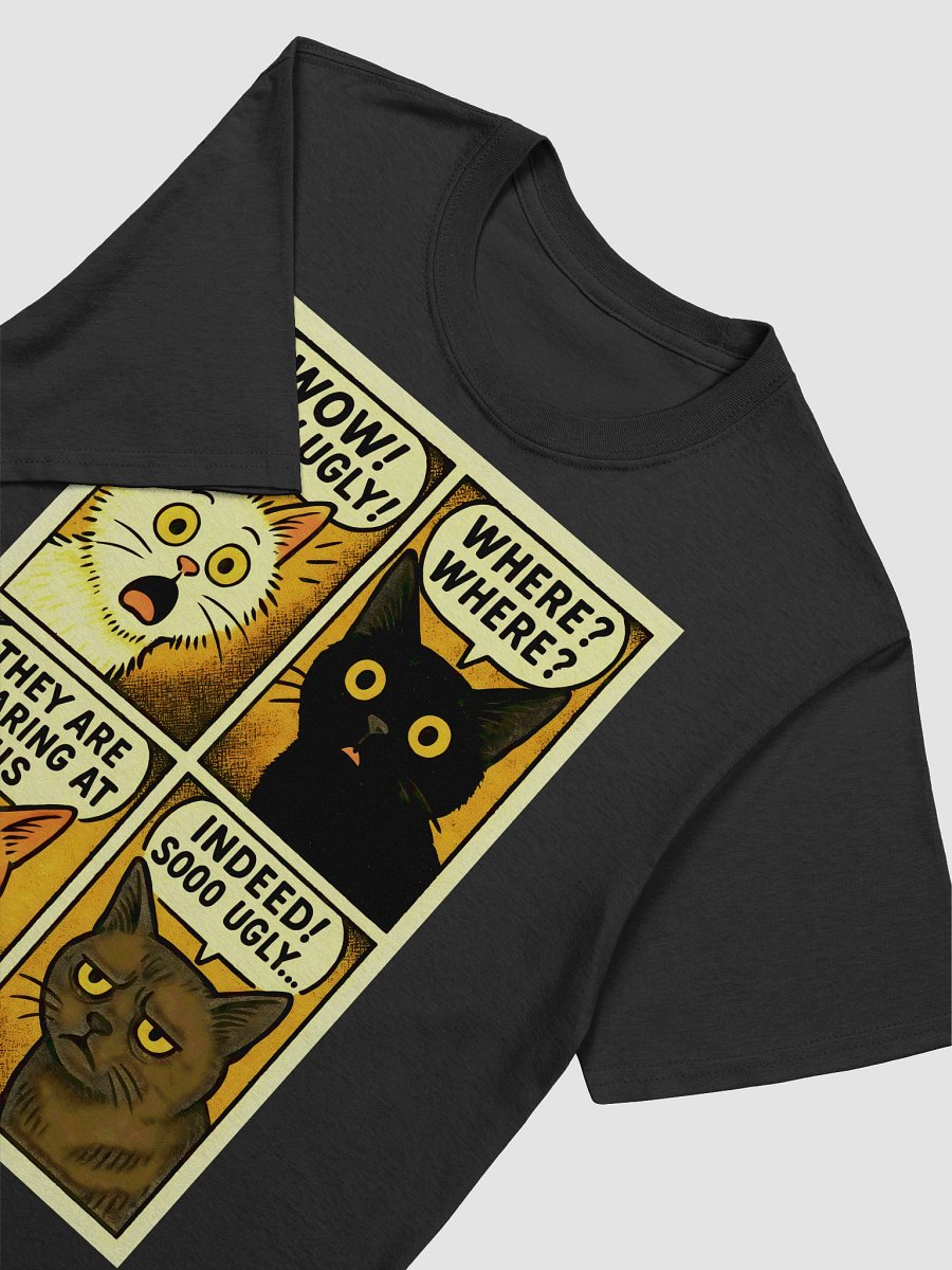 Funny Cats Retro Comic Panel Parody Tee (03) product image (7)