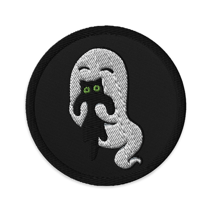 Ghost Kitty Embroidered Patch product image (1)