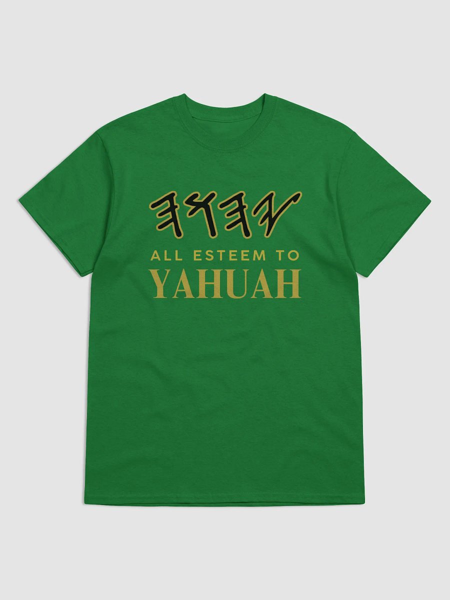 Yasharal Original Music: All Esteem To YAHUAH | T-Shirt | Green product image (1)