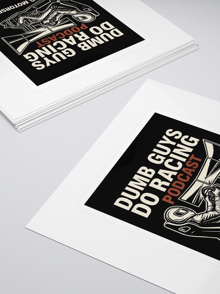DGDR Podcast Kiss Cut Stickers product image (3)