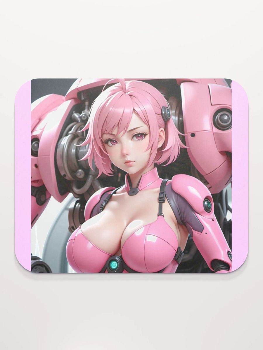 Futuristic Pink Anime Mouse Pad product image (3)