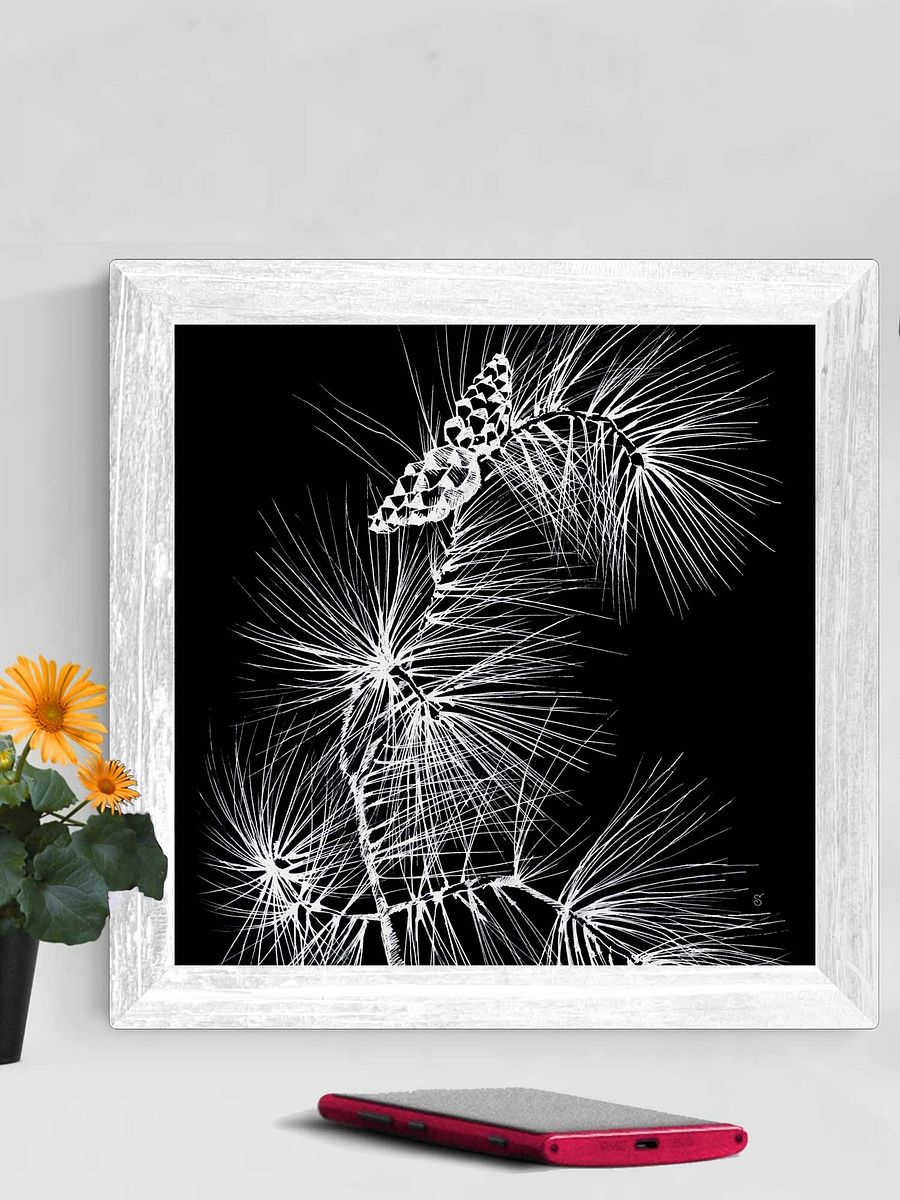 Visionary Canvas Collection - Stylish Pine Branch and Cones product image (128)