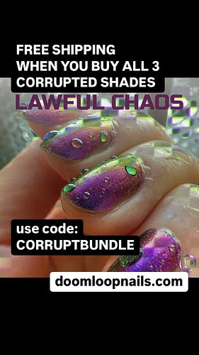 FREE SHIPPING when you buy all 3 Corrupted Shades! Use code: CORRUPTBUNDLE at checkout and save today! #💅🏻 #nailpolish #indie...