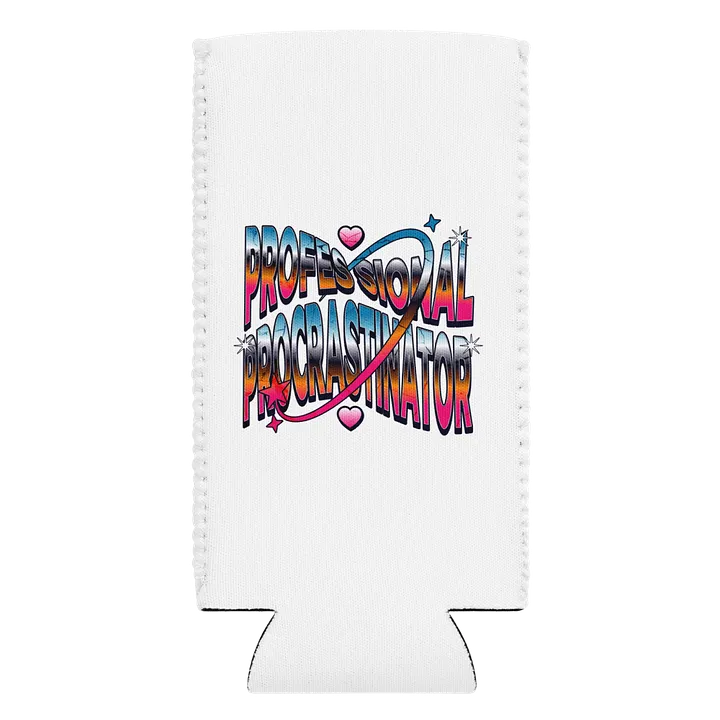 Professional Procrastination Station Can Cooler product image (1)