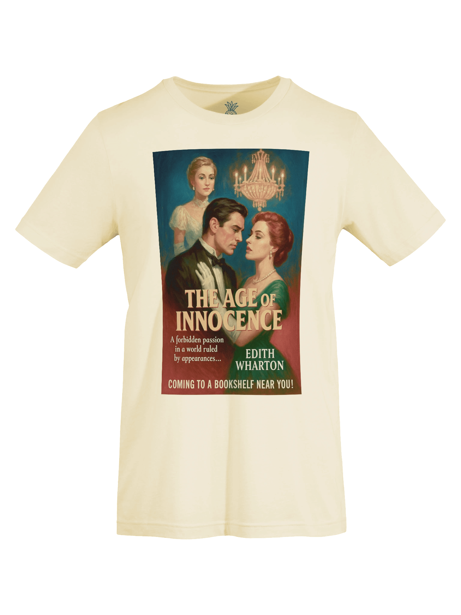 "The Age of Innocence" 1950's Faux Retro Film Poster Edith Wharton Unisex T-Shirt product image (115)