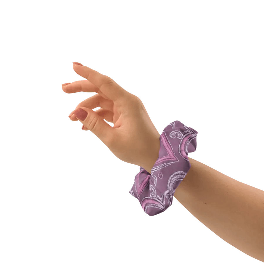 Heartfelt Elegance All-Over Print Scrunchie product image (3)