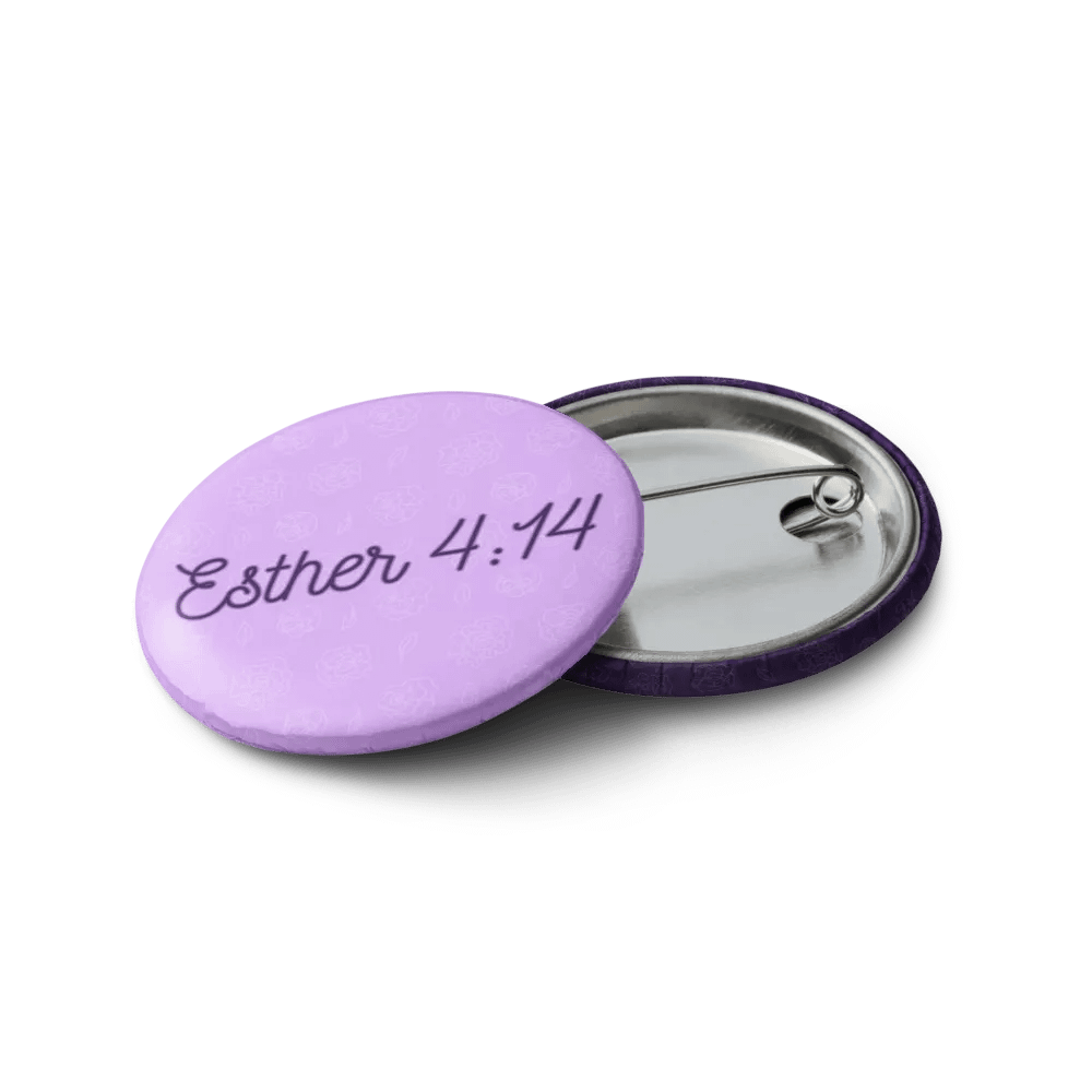 Happy Purim Queen Esther Set of 5 Button Pins product image (6)