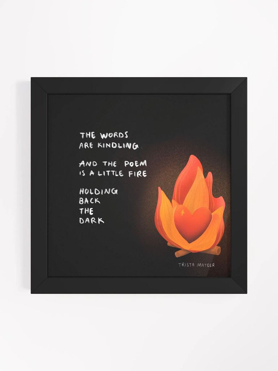 Holding Back The Dark Framed Art Print product image (1)