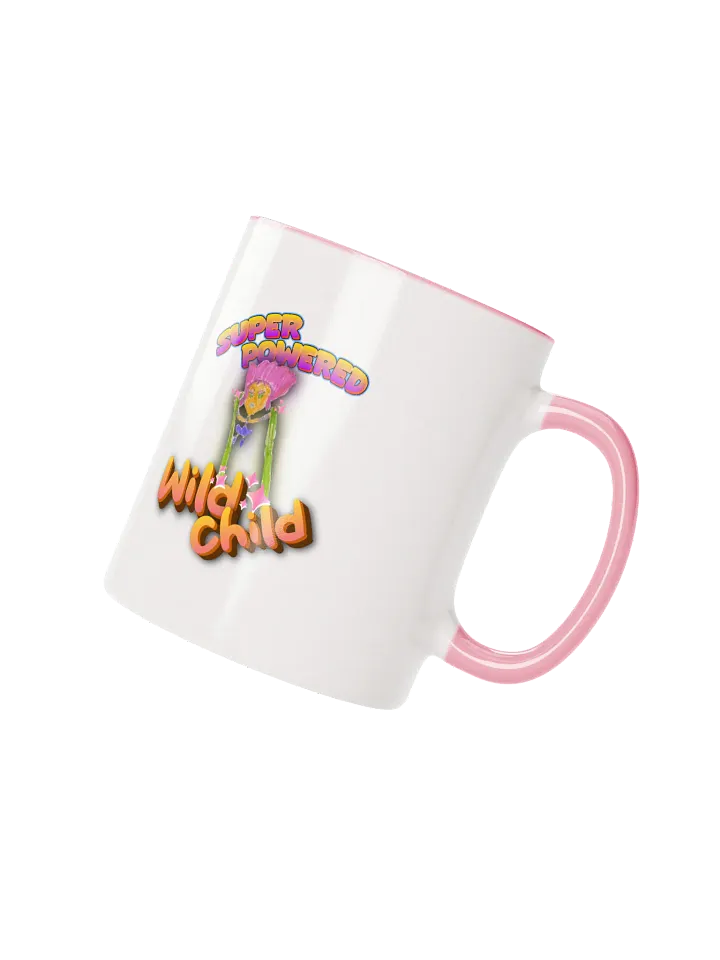 Super Powered Wild Child Ceramic Mug with Color Inside product image (21)