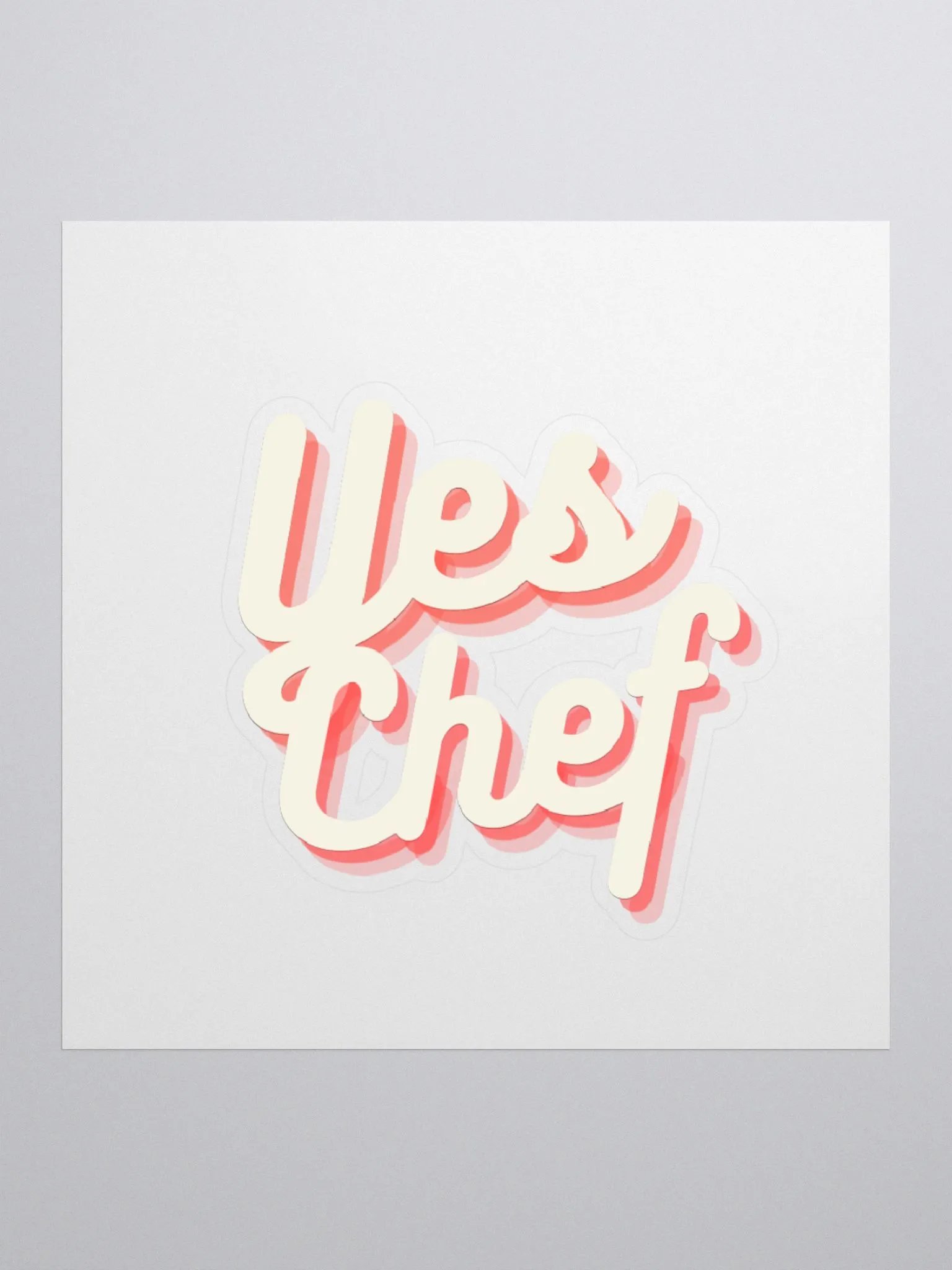 Yes Chef regular stickers product image (1)