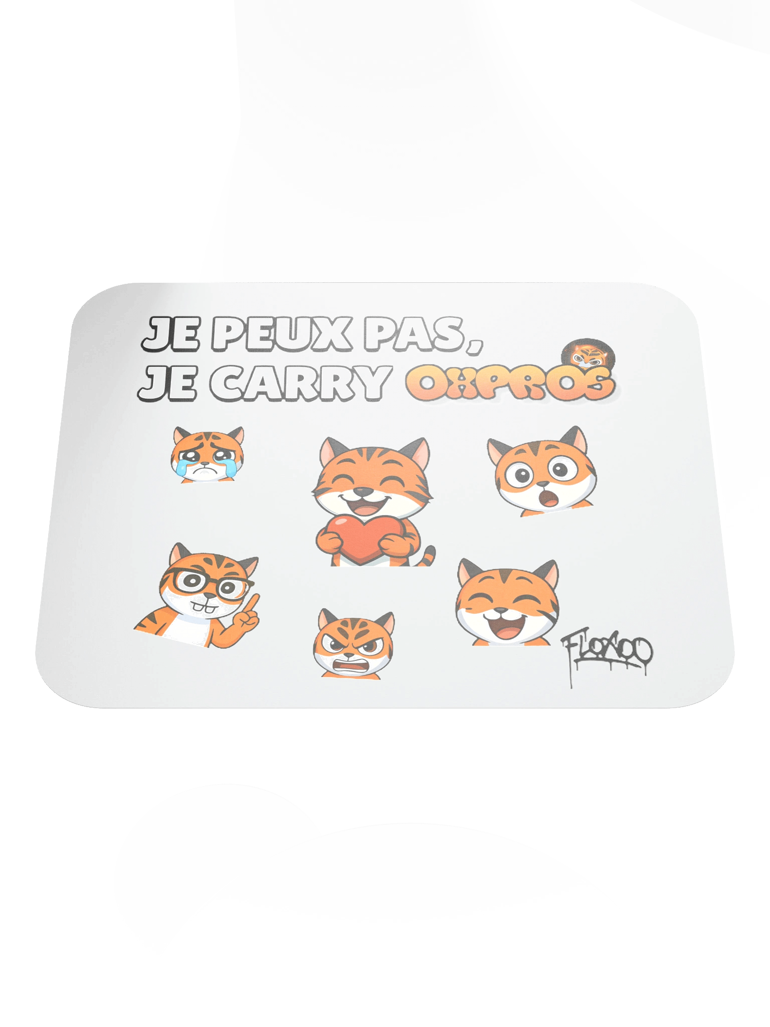 Tapis de souris "Je peux pas je carry Oxpros" product image (2)