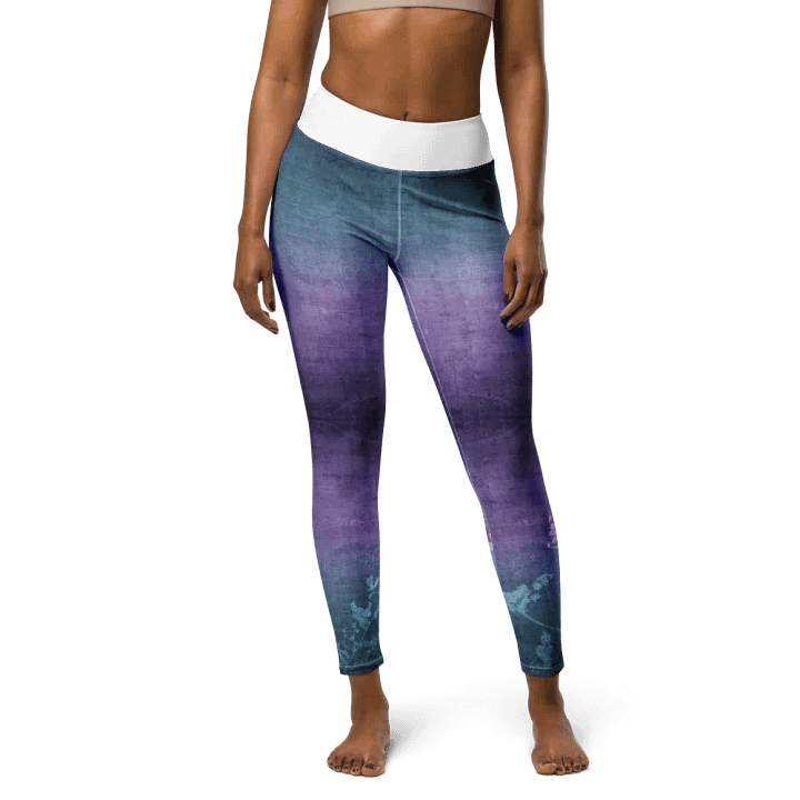 Blue Wildflowers Leggings product image (1)