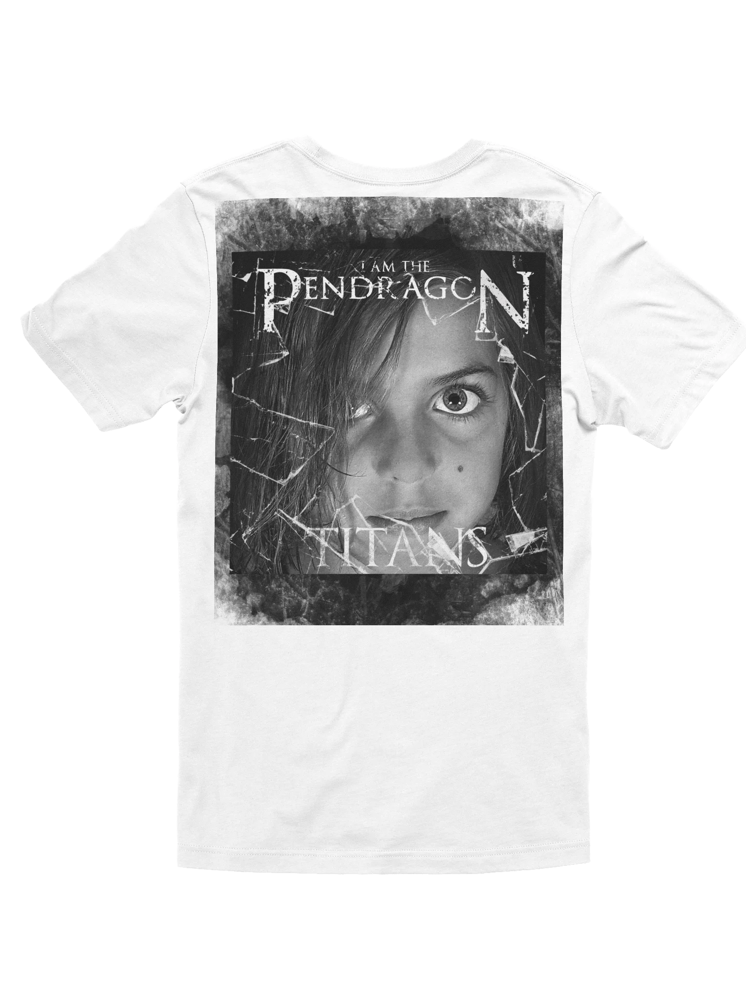 2-Sided White Album Art Splash Tee product image (2)