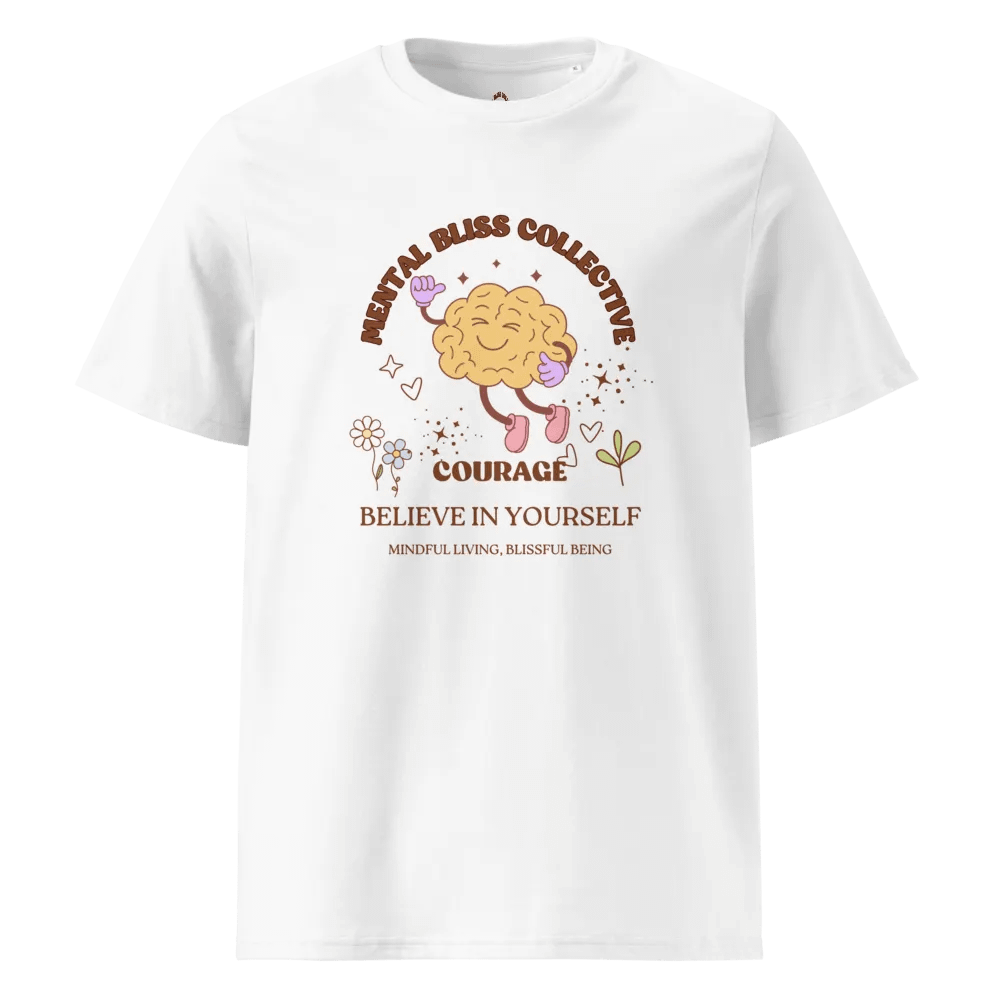 Courage Mental Bliss Collective Unisex Organic Cotton Tee product image (26)