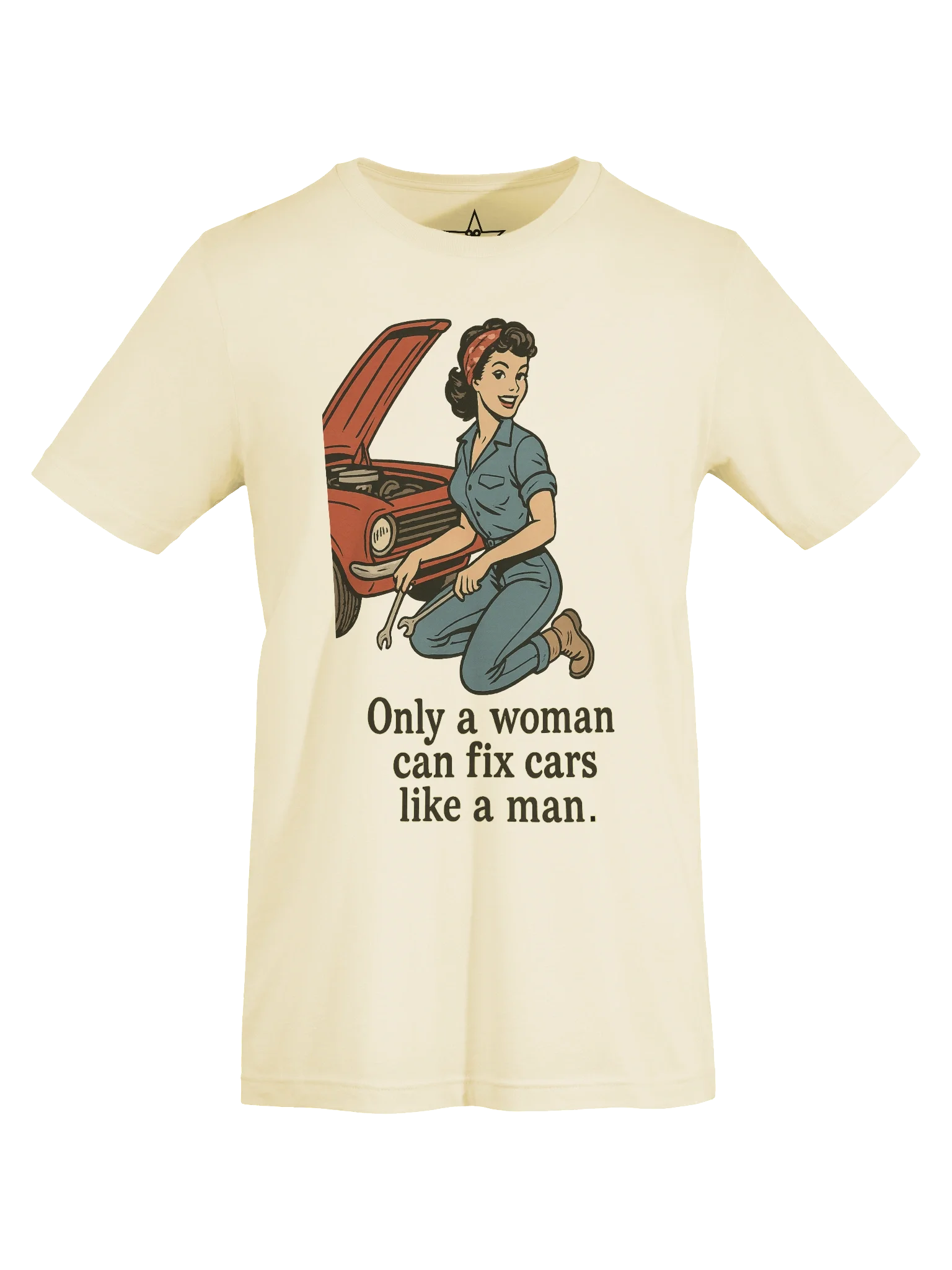 Mechanic Shop Pin-up Girl 1940's Retro Concert Tee Fit Unisex T-Shirt product image (91)
