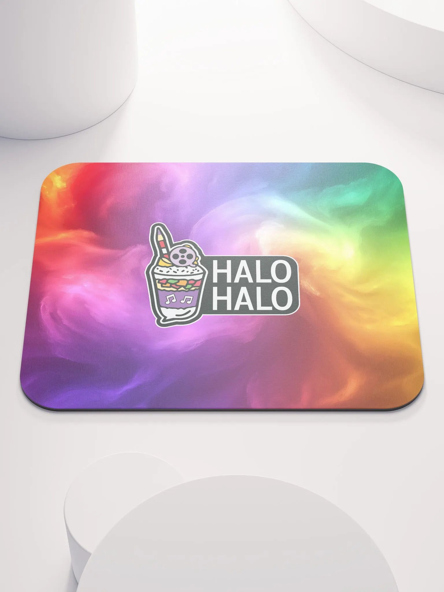 Vibrant Halo-Halo Dreams Mouse Pad product image (1)