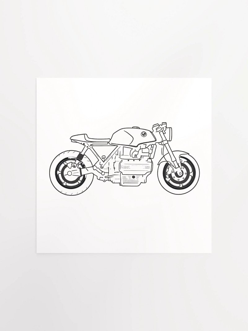 K100 Café Racer Art
