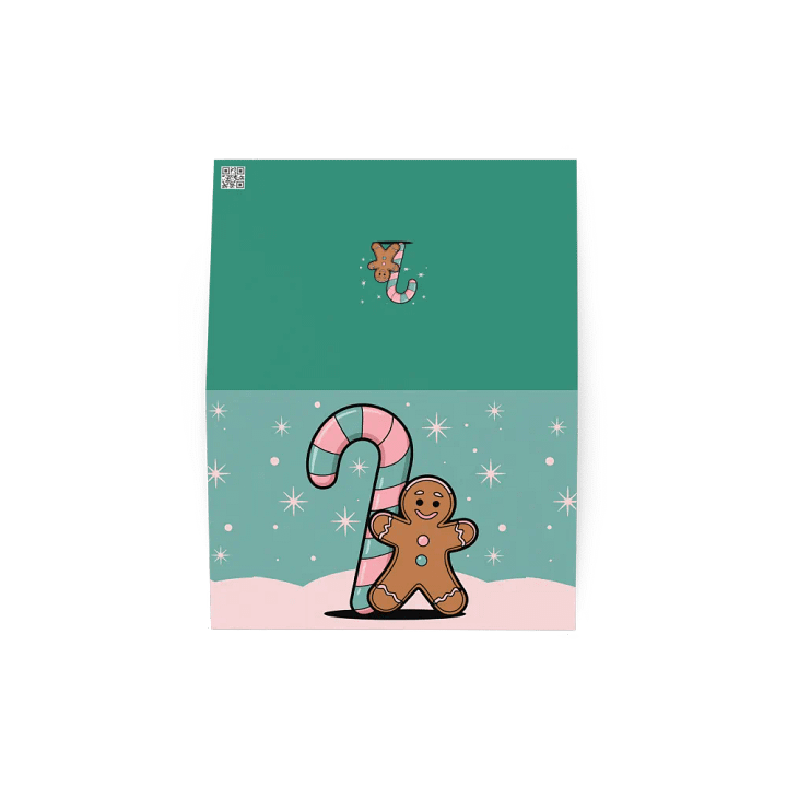 Festive Candy Cane & Gingerbread Holiday Collection Greetings product image (4)