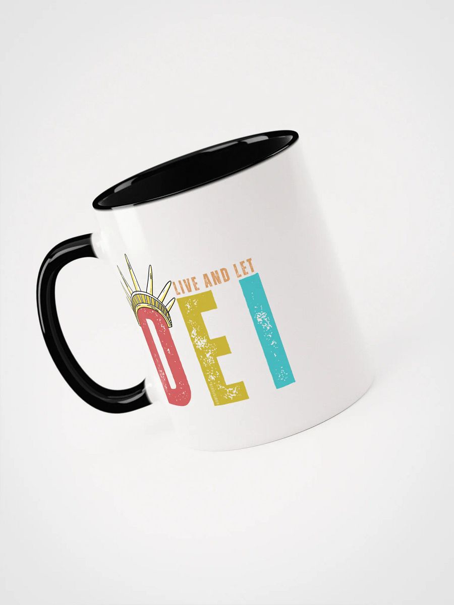 Live and Let DEI © Statue of Liberty Mug Bright - Being Liberal product image (3)