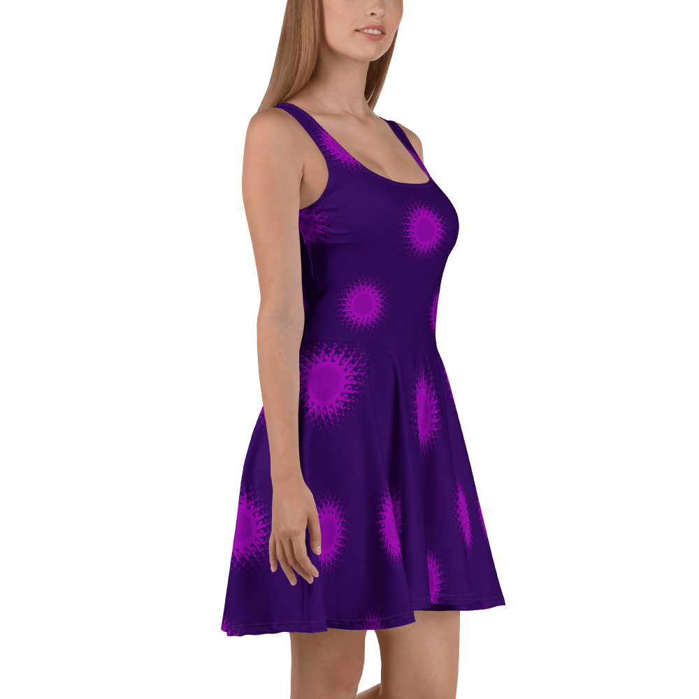 Orchid and Purple Skater Dress product image (3)