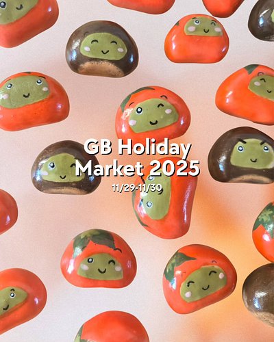 come say hi at the Green and Bisque Holiday Market, tomorrow and Sunday, 10am–5pm 🤗

we’ve got beans in persimmon and chestnu...