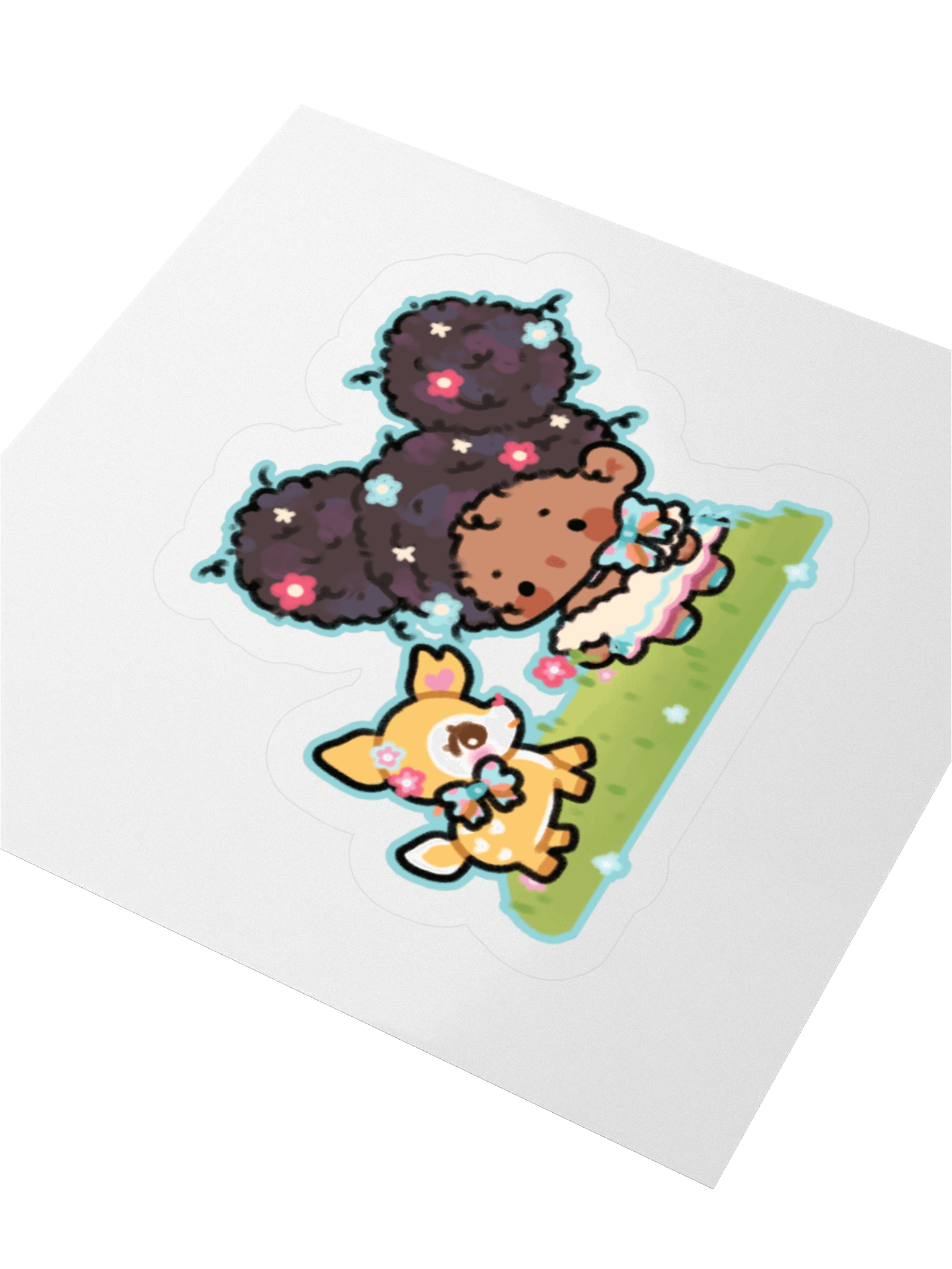 ♡ silly minty blue sticker product image (3)