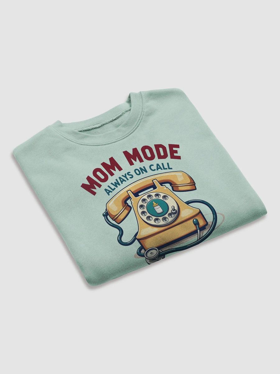 Mom Mode Vintage Telephone Crop Sweatshirt product image (21)