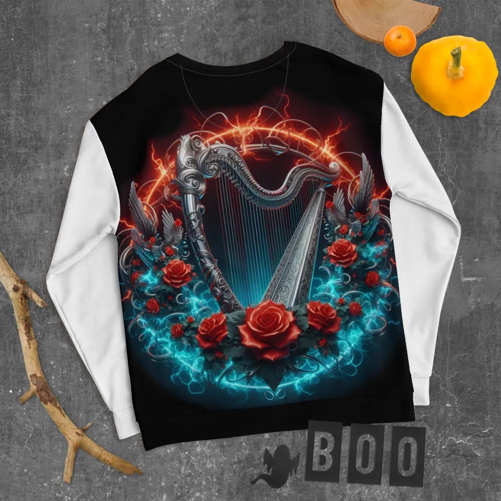Electric Rose Fantasy Silver Harp - Unisex Sweatshirt #17 product image (8)