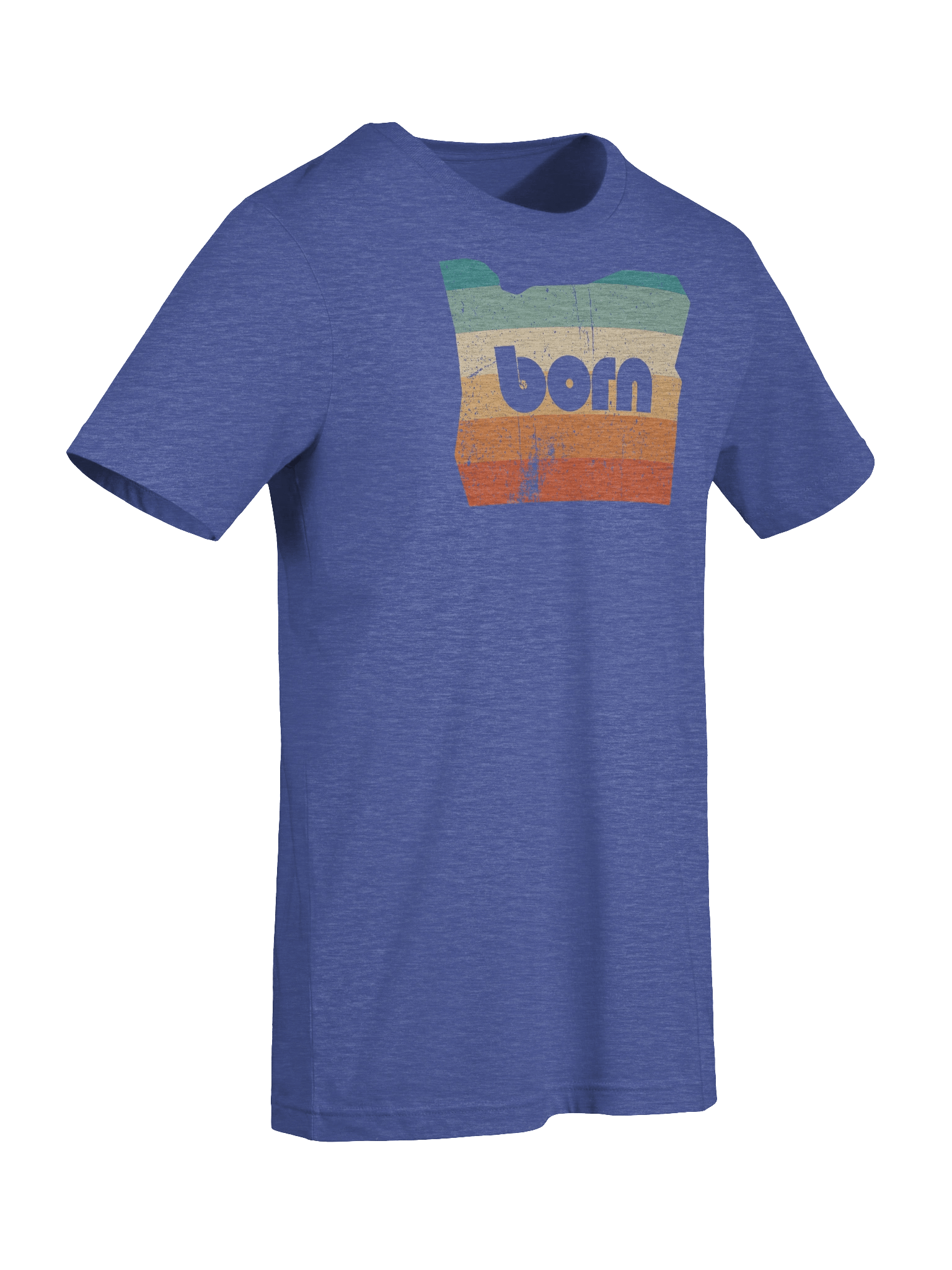 Vintage Colors Oregon Born T-Shirt product image (5)