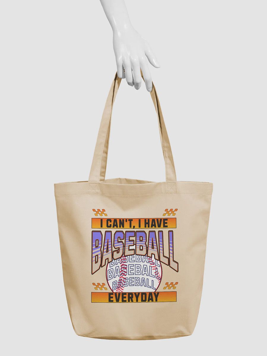 I Cant I Have Baseball Everyday Graphic Eco Tote Bag product image (6)