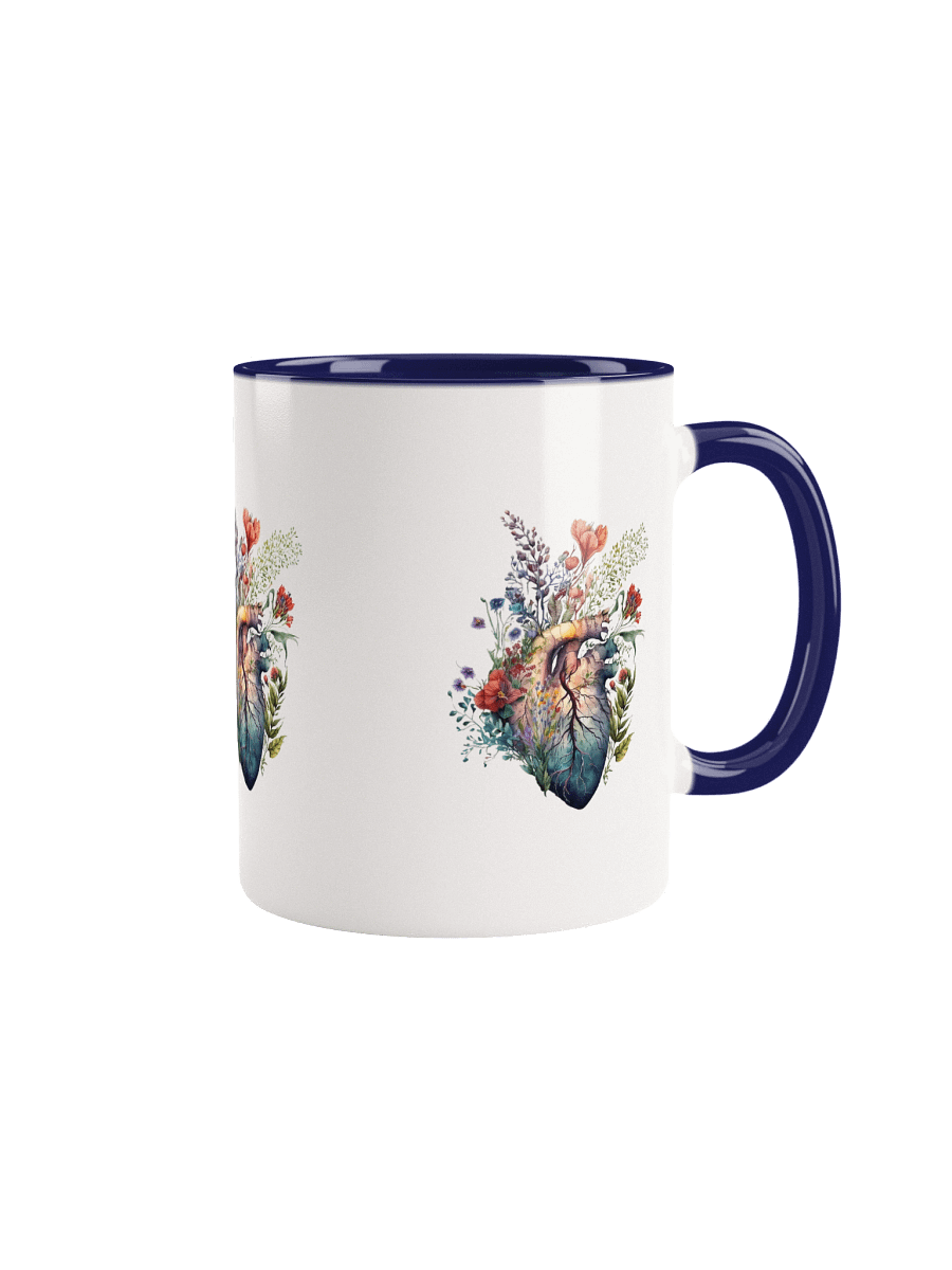 Floral Anatomy Heart Mug – Botanical Gift for Heart Care Heroes product image (3)
