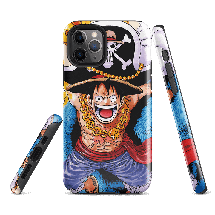 Luffy colored manga iPhone® Tough Case product image (2)