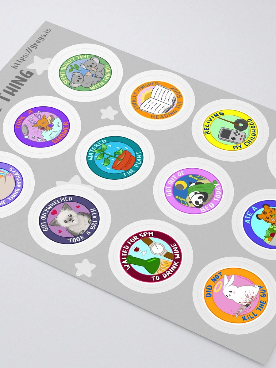 Did The Thing Sticker Sheet product image (3)