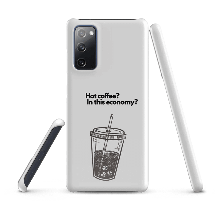 Economy Iced Coffee Samsung Case product image (1)