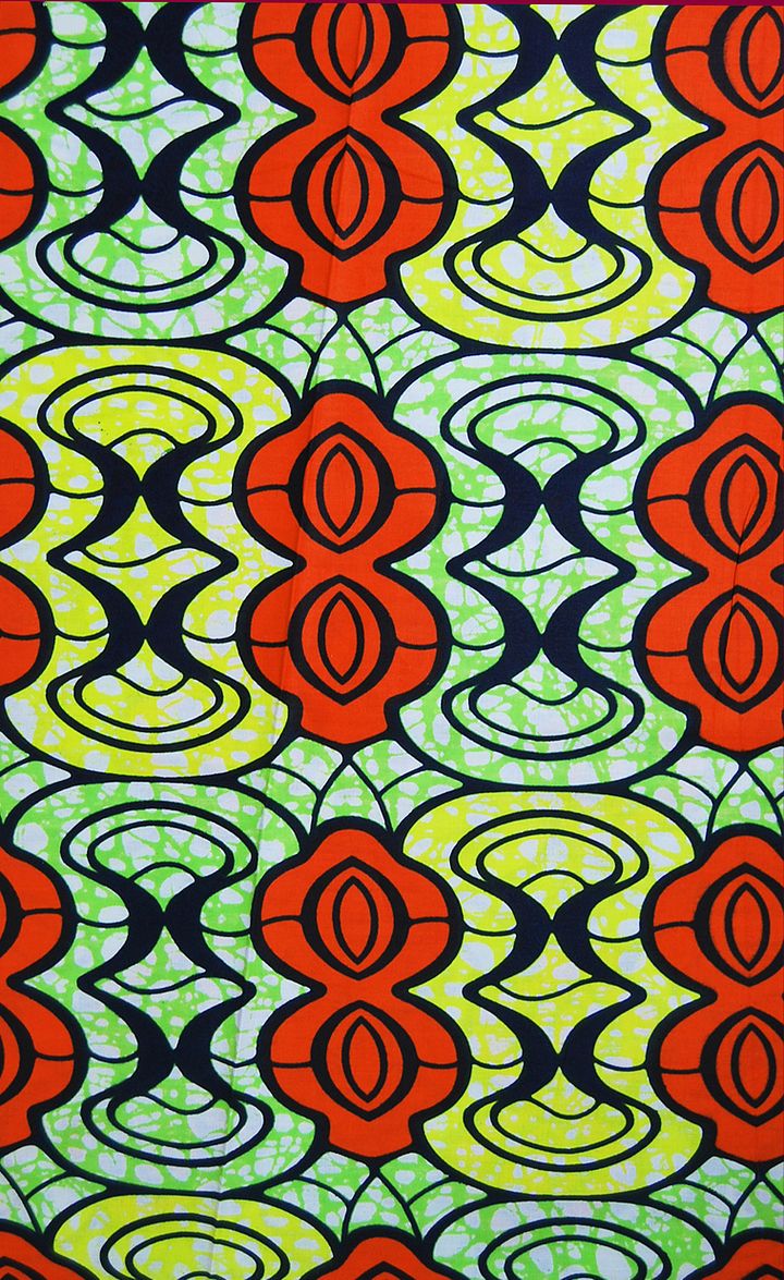 Tessuto Wax Print - Design Astratto - cod.367 product image (1)