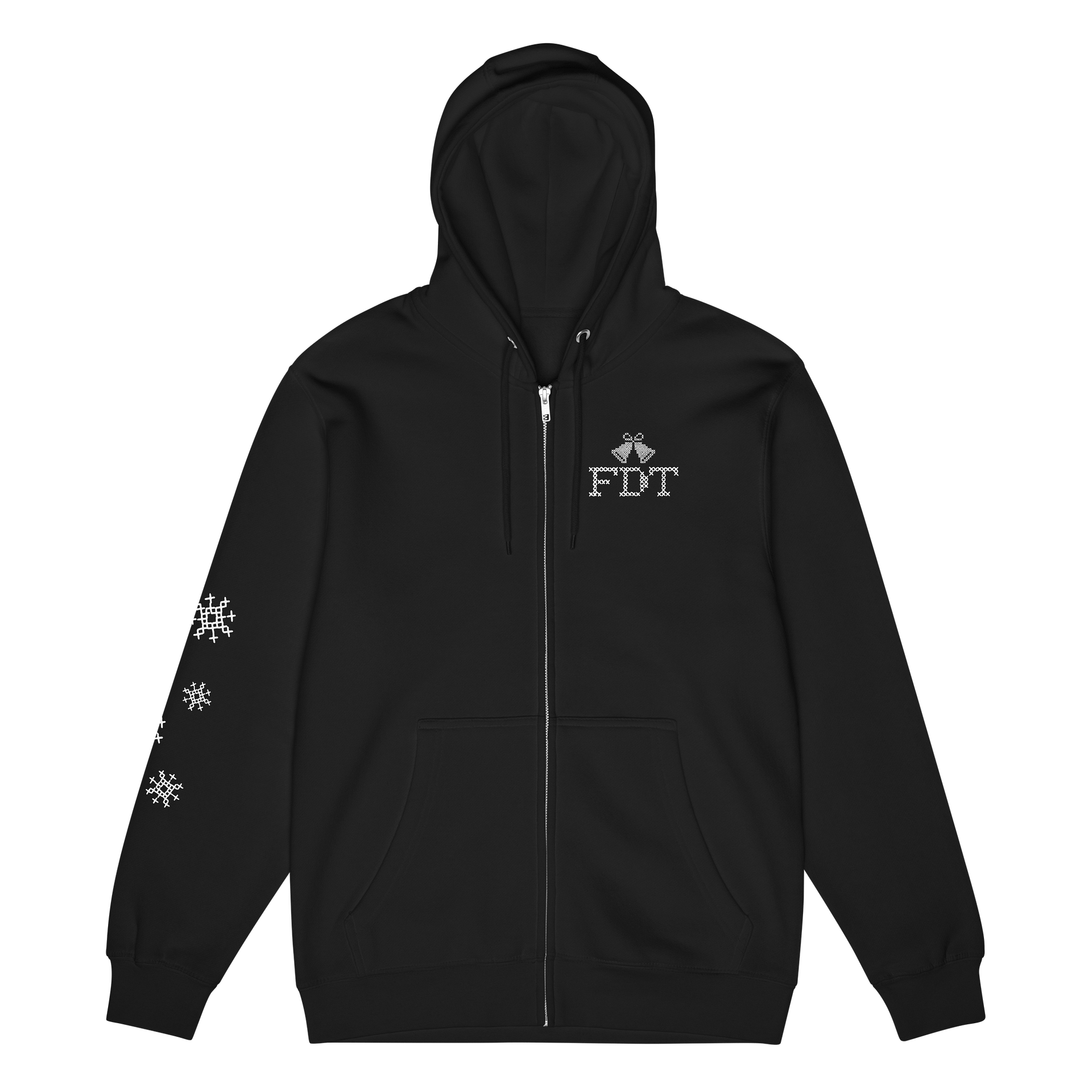 All I Want For Christmas Cross-Stitch Zip-Up Hoodie product image (6)