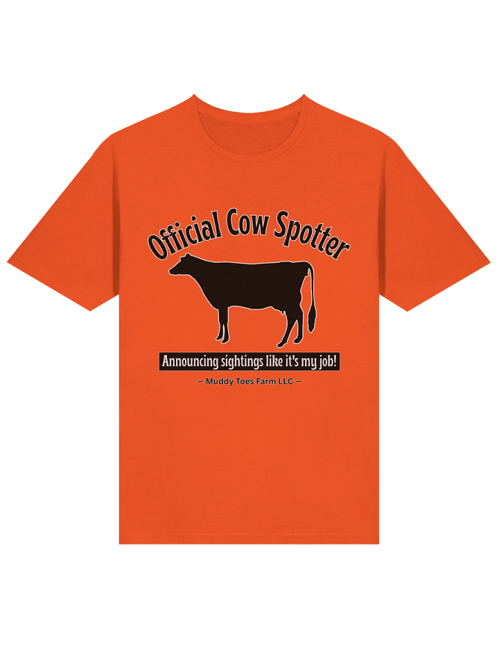 Official Cow Spotter Unisex T-Shirt (Adult) product image (1)