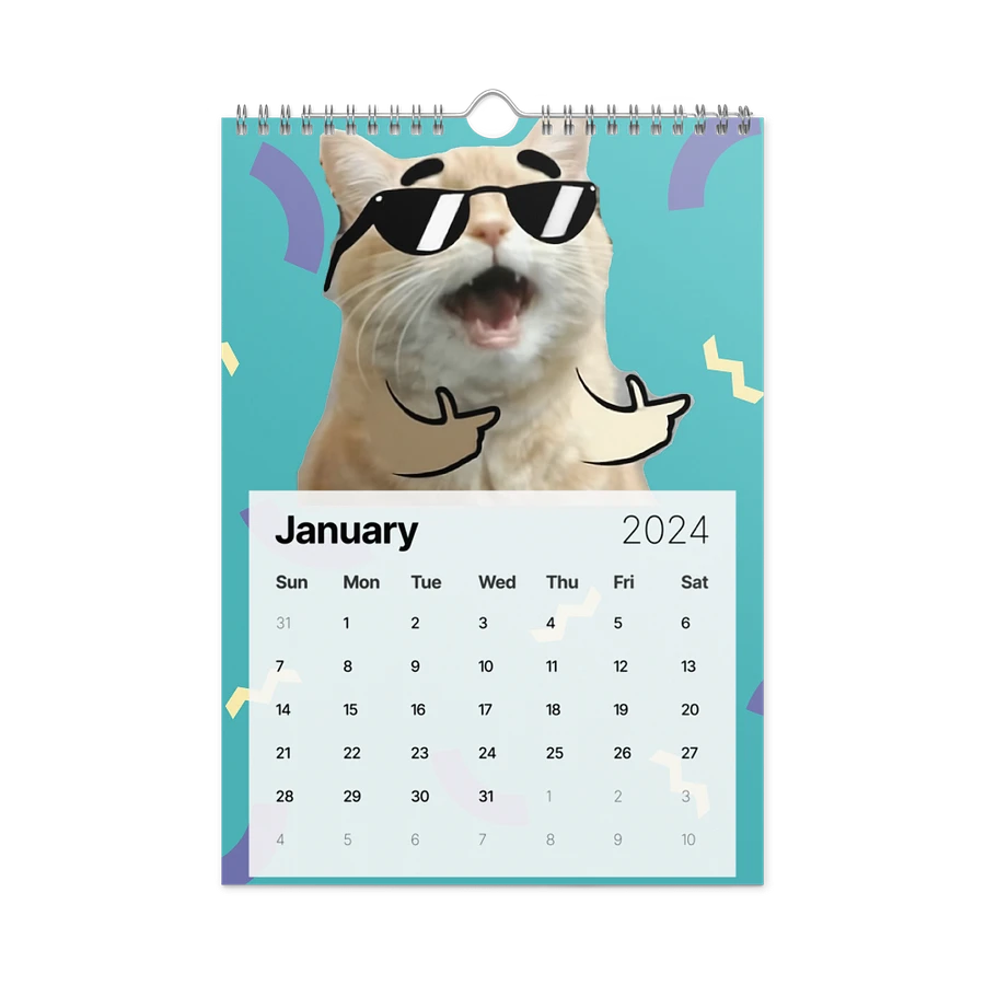 Wall Calendar (2024): Meme Cats product image (8)